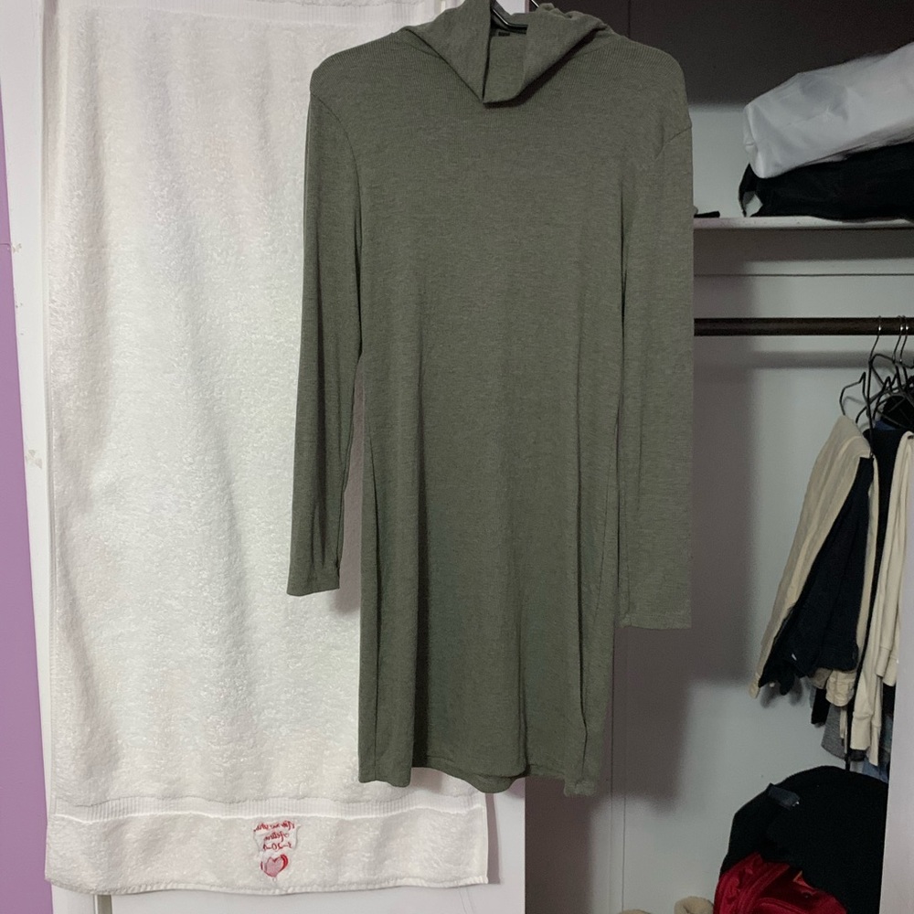 Green long sleeve Bodycon Dress